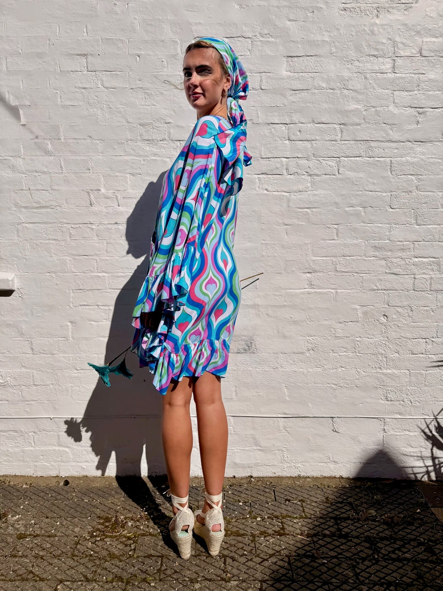 Feather & Find Dresses Angel Poncho in Love Vibrations