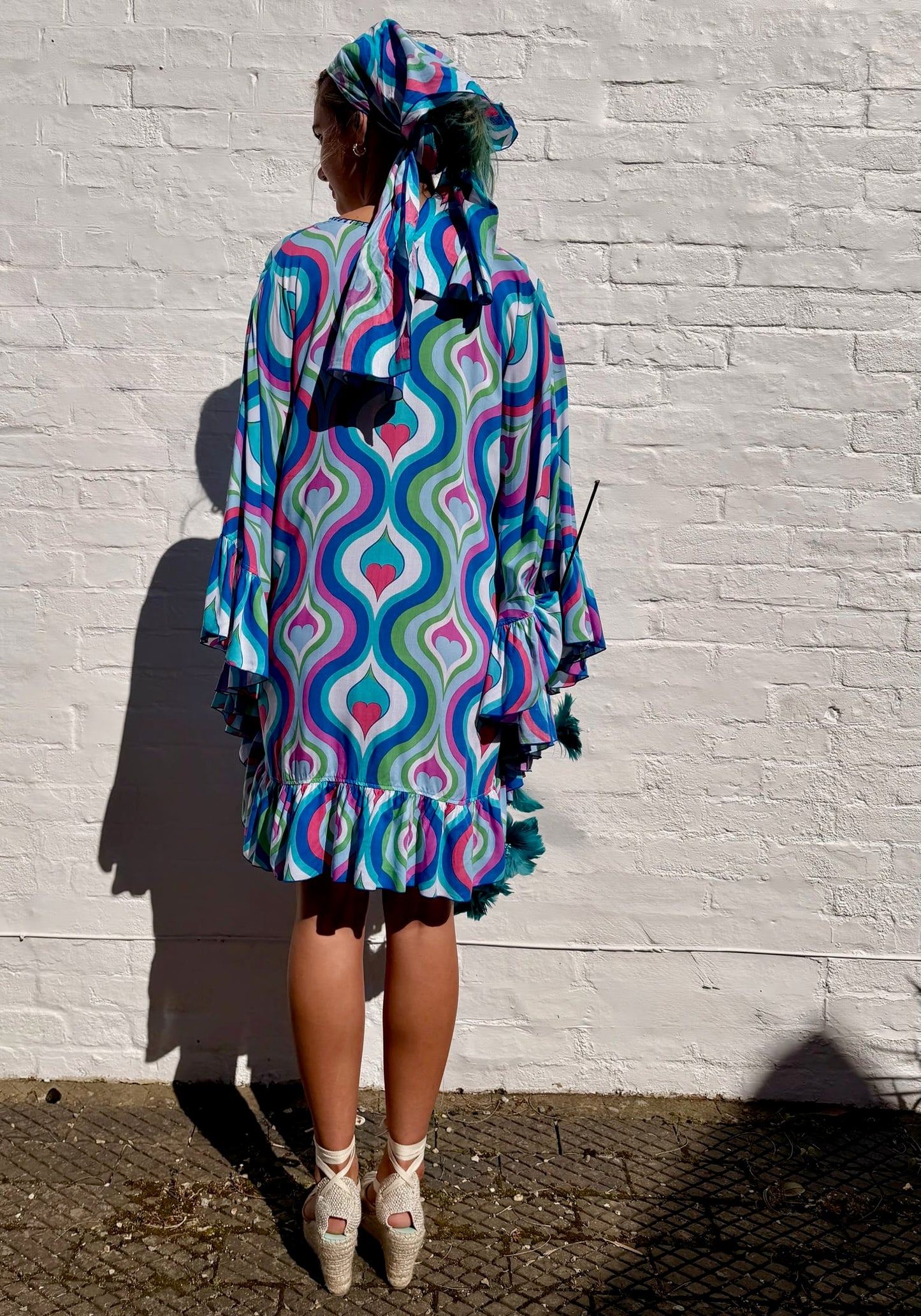 Feather & Find Dresses Angel Poncho in Love Vibrations