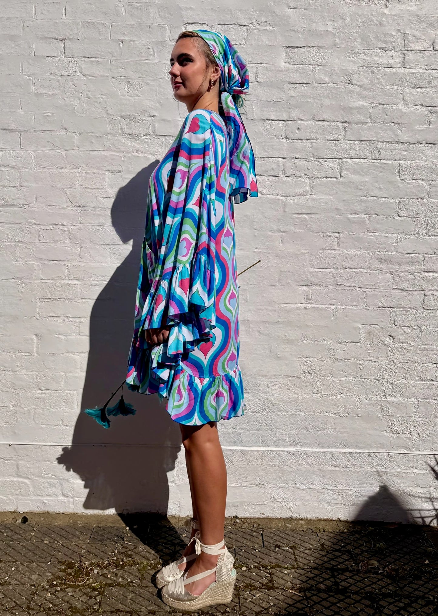 Feather & Find Dresses Angel Poncho in Love Vibrations