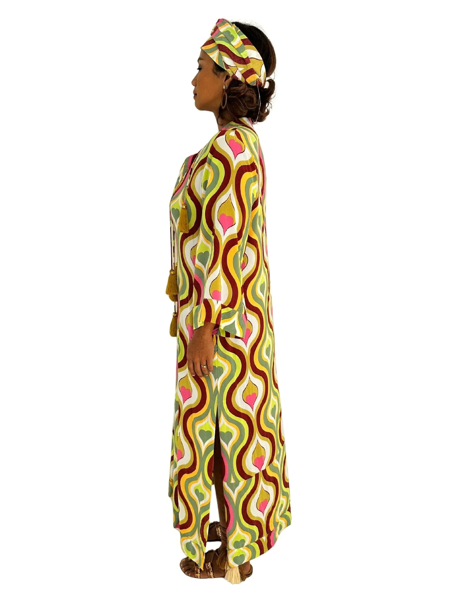 Feather & Find Dresses Eclipse Kaftan in Heart Space