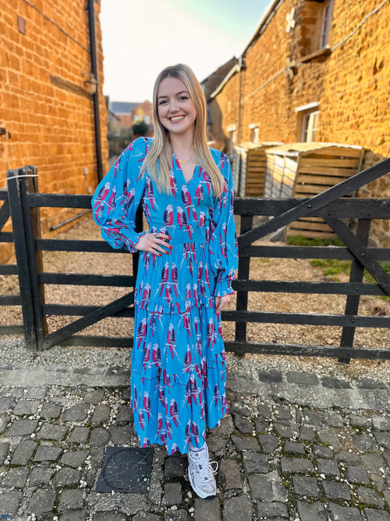 Feather & Find Dresses Intuitive Maxi Dress - Electric Bird