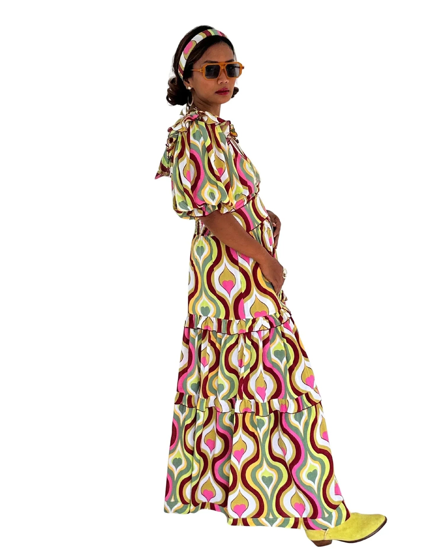 Feather & Find Dresses Orelia Dress in Heart Space