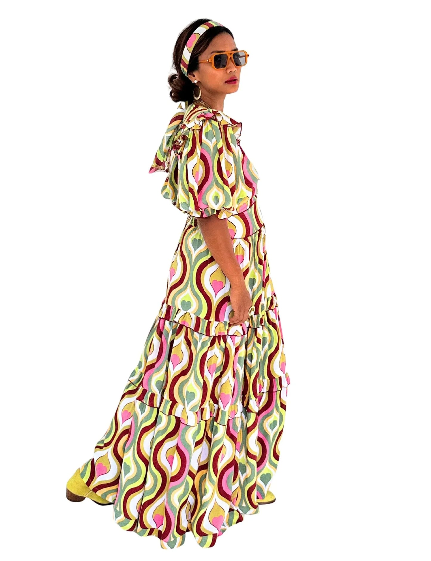 Feather & Find Dresses Orelia Dress in Heart Space