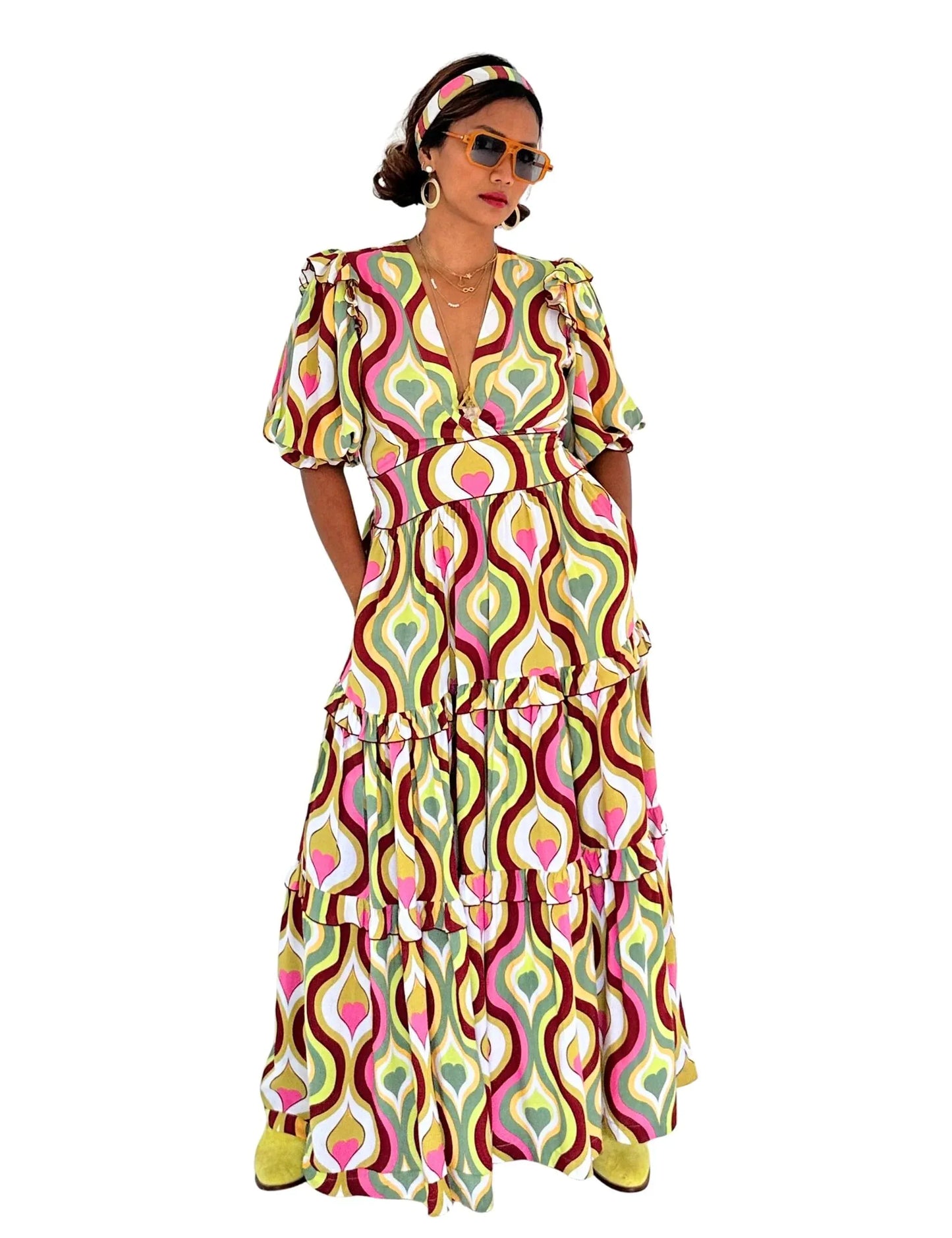 Feather & Find Dresses Orelia Dress in Heart Space