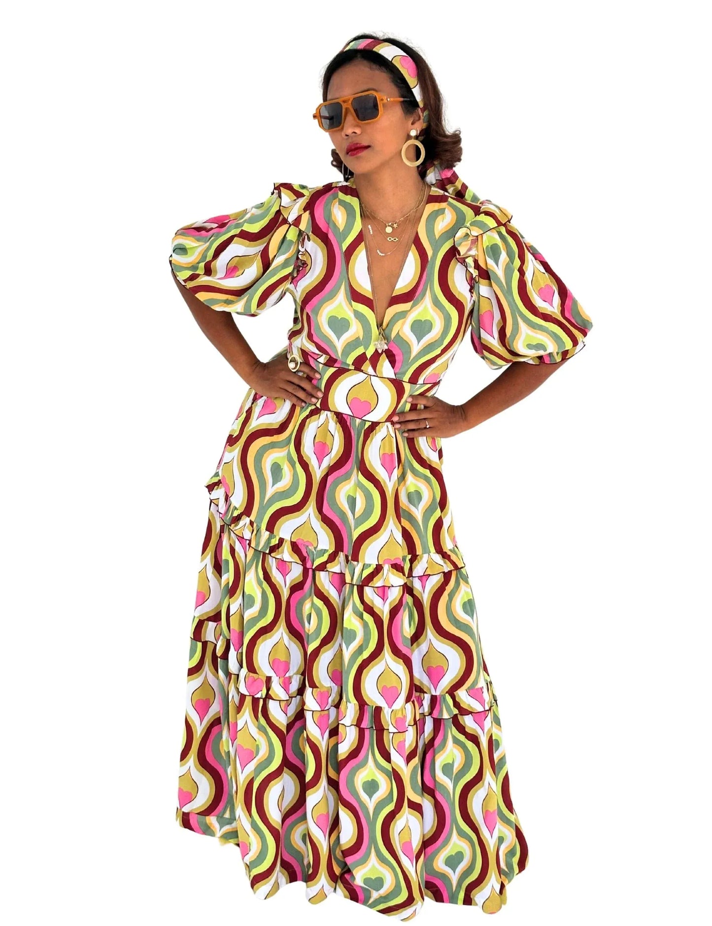 Feather & Find Dresses Orelia Dress in Heart Space