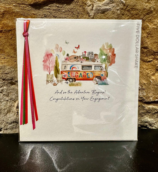 Five Dollar Shake Greetings Cards And so the Adventure Begins! Greetings Card