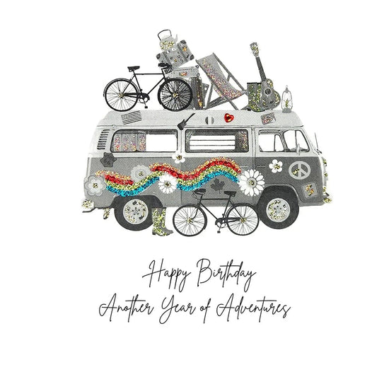 Five Dollar Shake Greetings Cards Happy Birthday Another Year of Adventures Greetings Card
