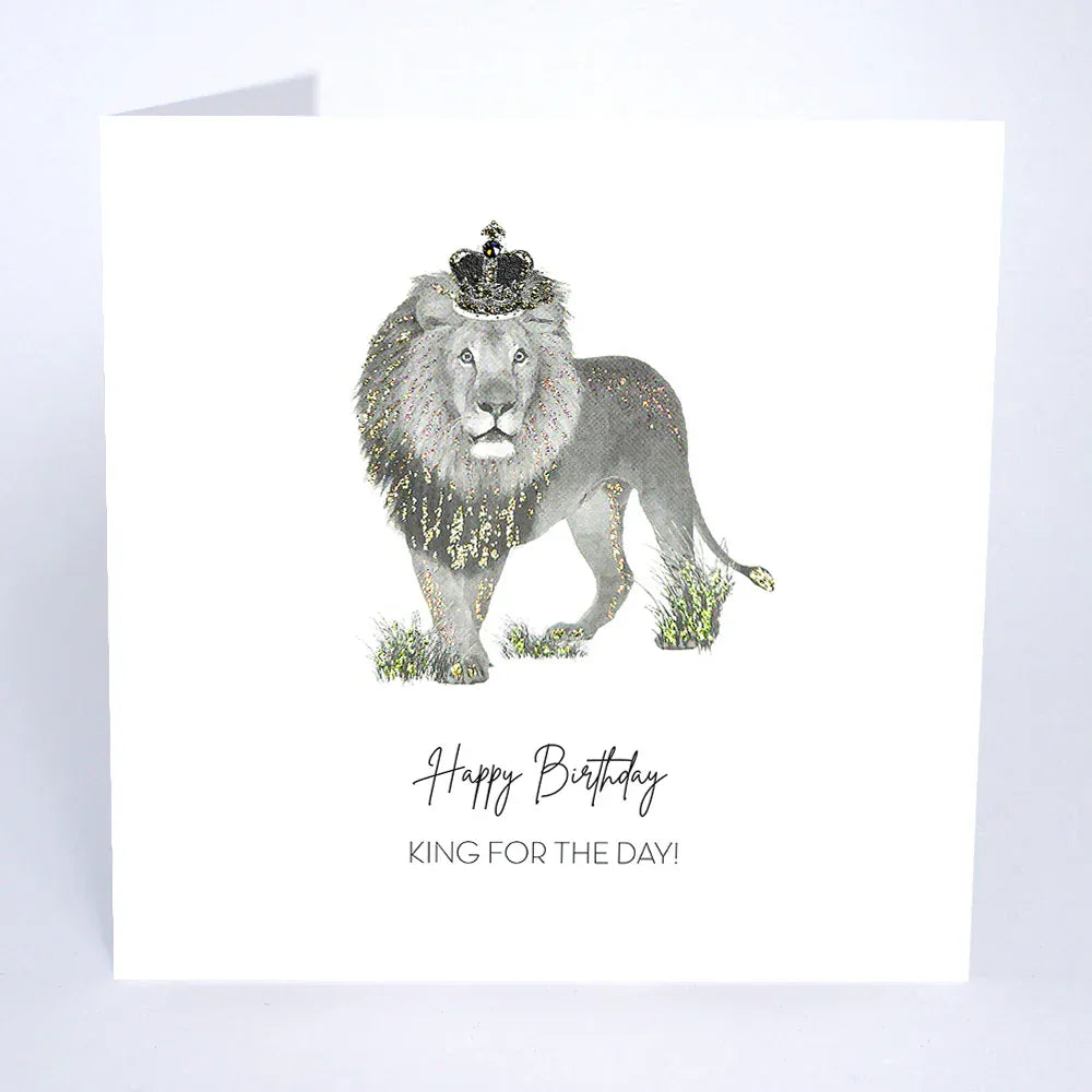 Five Dollar Shake Greetings Cards Happy Birthday King for the Day!