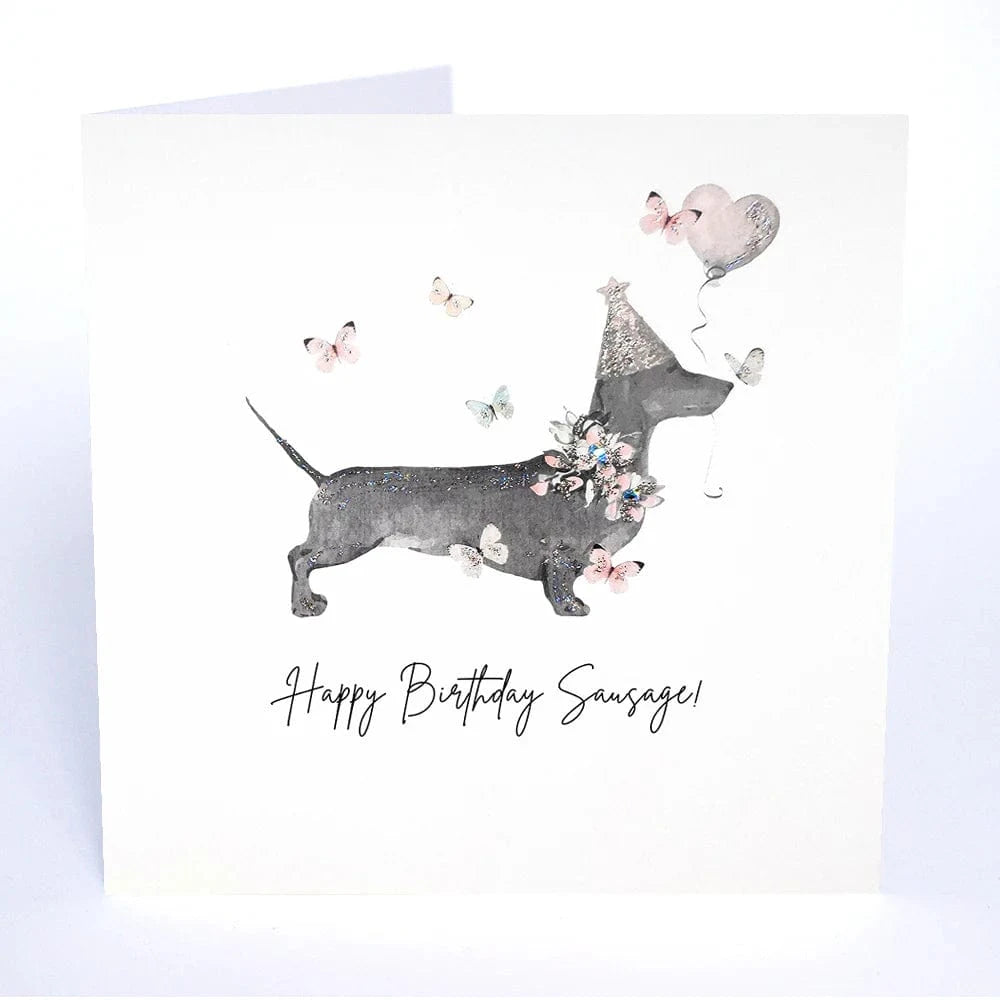 Five Dollar Shake Greetings Cards Happy Birthday Sausage! Greetings Card