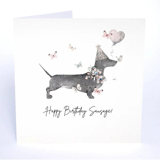 Five Dollar Shake Greetings Cards Happy Birthday Sausage! Greetings Card