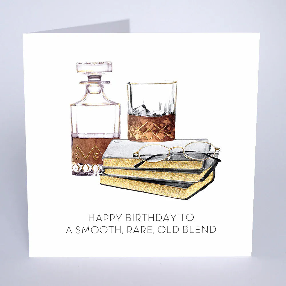 Five Dollar Shake Greetings Cards Happy Birthday to a Smooth, Rare Old Blend