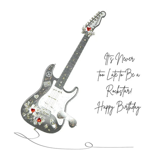 Five Dollar Shake Greetings Cards It's Never too Late to Be a Rockstar! Card