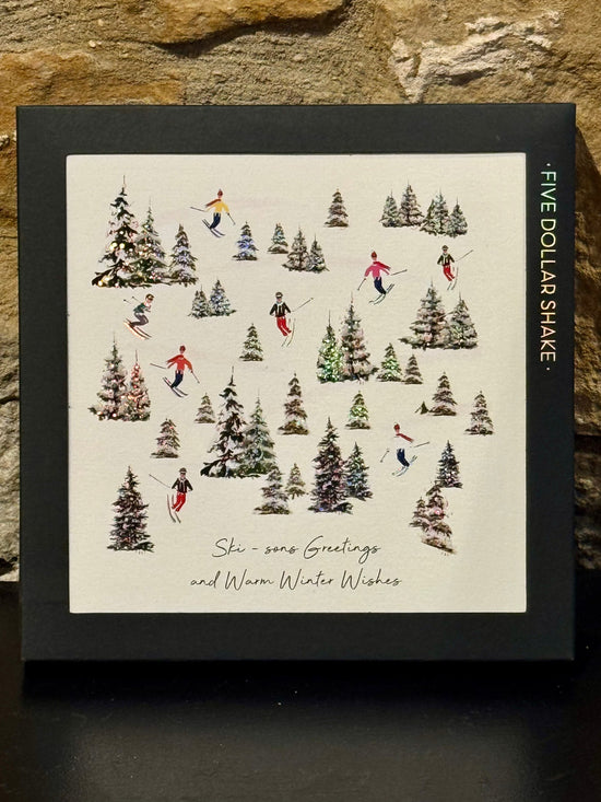 Five Dollar Shake Greetings Cards Ski-sons Greetings 6 pack
