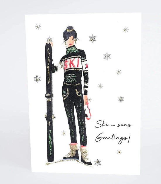 Five Dollar Shake Greetings Cards Ski-sons Greetings card