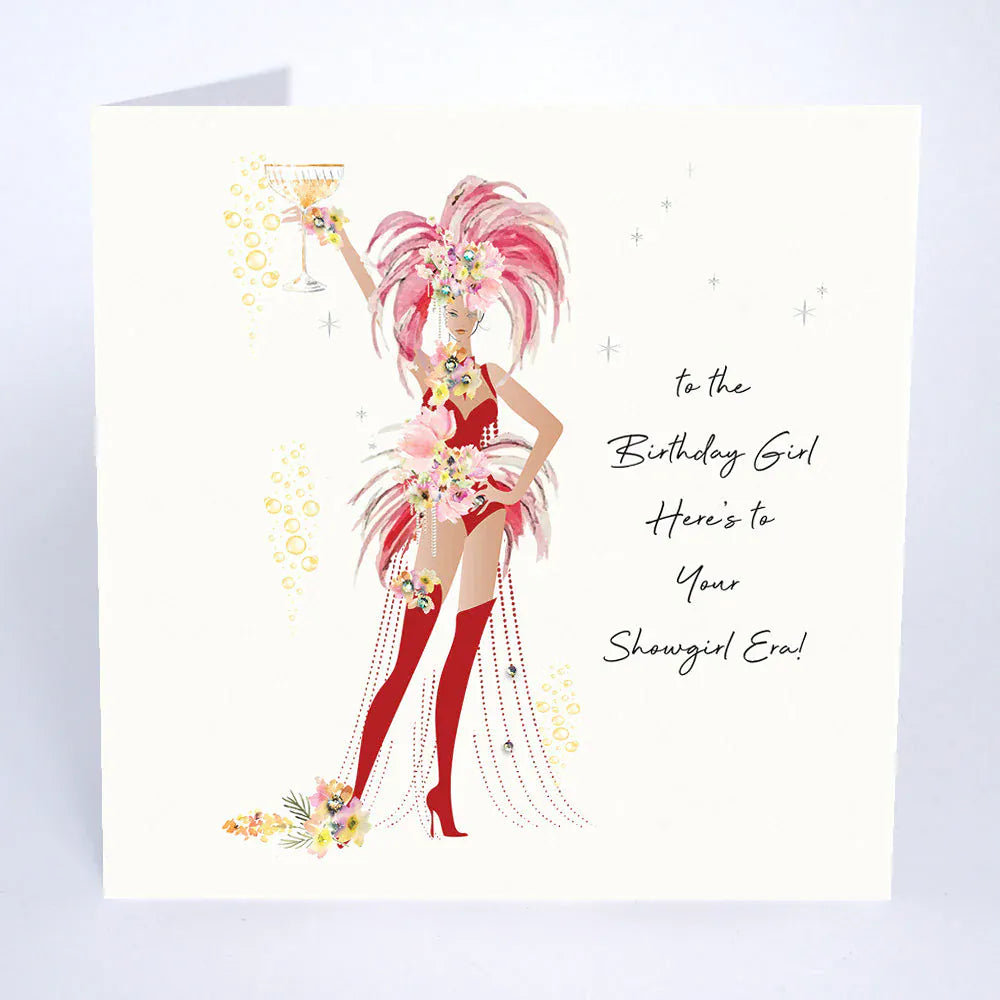 Five Dollar Shake Greetings Cards To the Birthday Girl - Here's to Your Showgirl Era