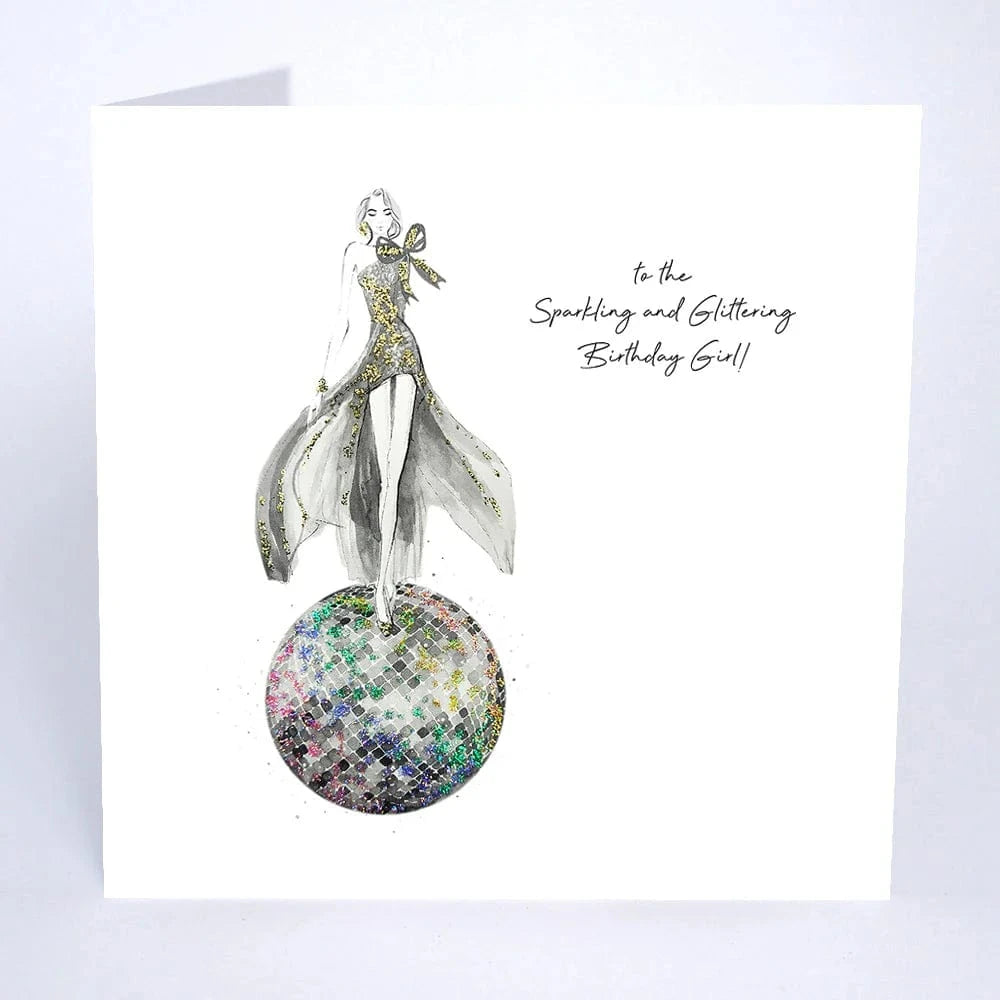 Five Dollar Shake Greetings Cards To The Sparkling And Glittering Birthday Girl! Card