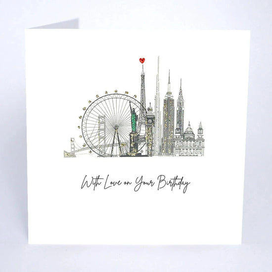 Five Dollar Shake Greetings Cards With Love on Your Birthday Greetings Card