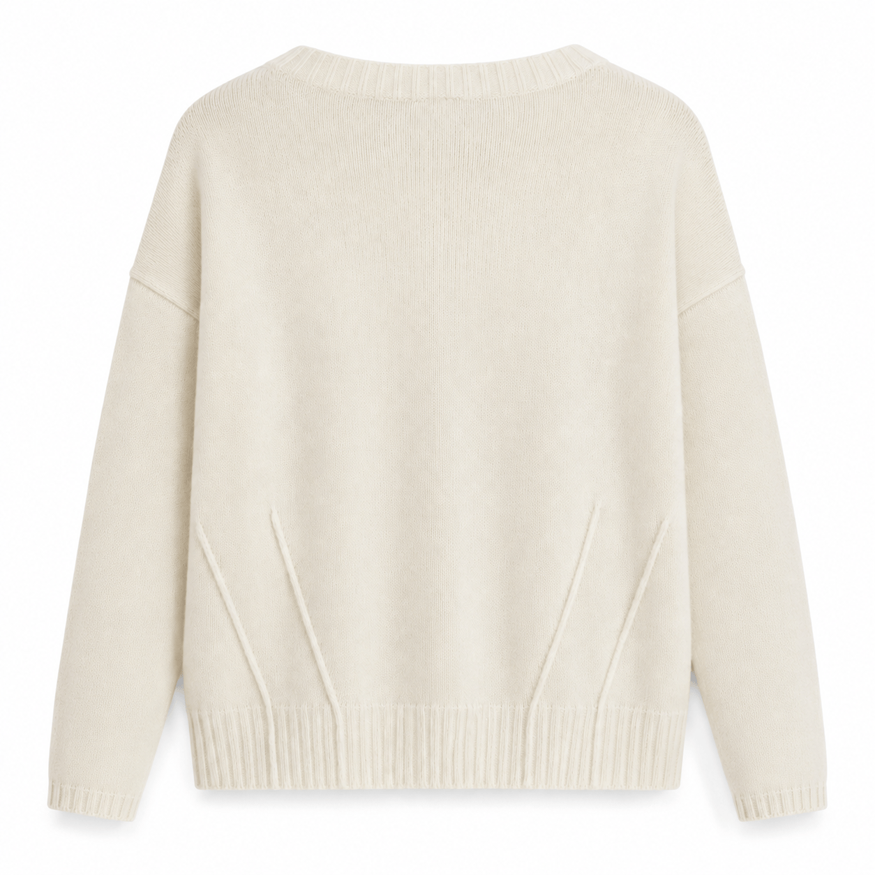Floor Knitwear Clara Relaxed Knit in Winter White
