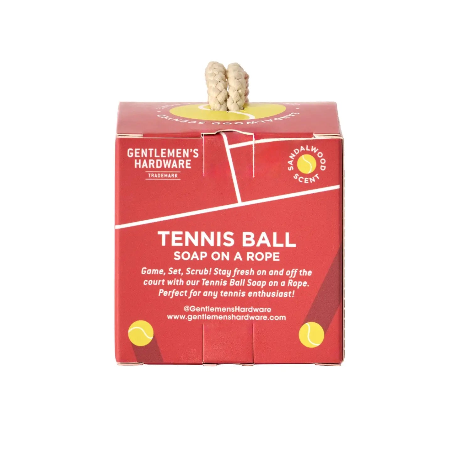 Gentlemen's Hardware Bath & Body Tennis Ball Soap on a Rope