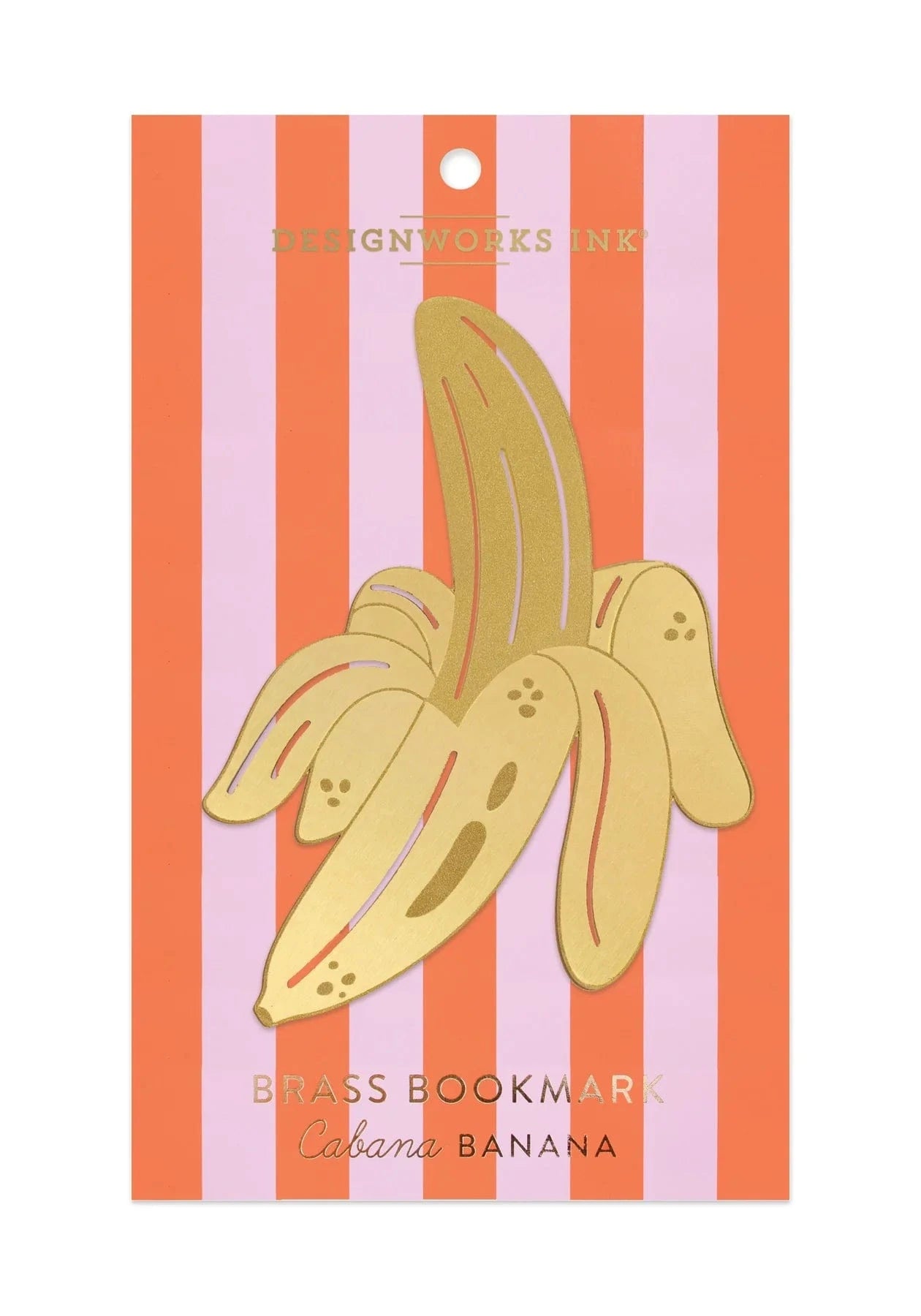 Gentlemen's Hardware Bookmarks Brass Bookmark - Cabana Banana