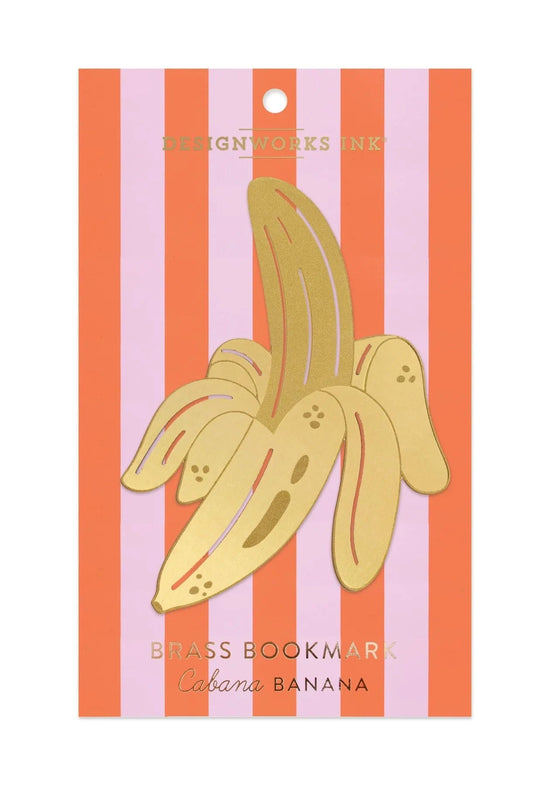 Gentlemen's Hardware Bookmarks Brass Bookmark - Cabana Banana