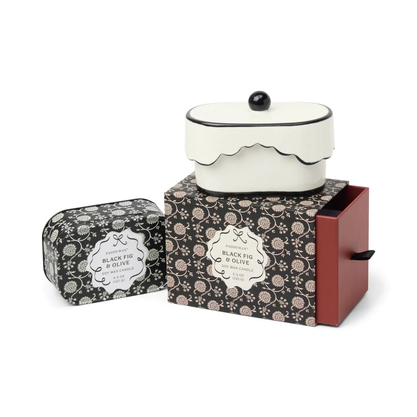Gentlemen's Hardware Candles & Candlesticks Cherie Ceramic Dish - Black Olive and Fig
