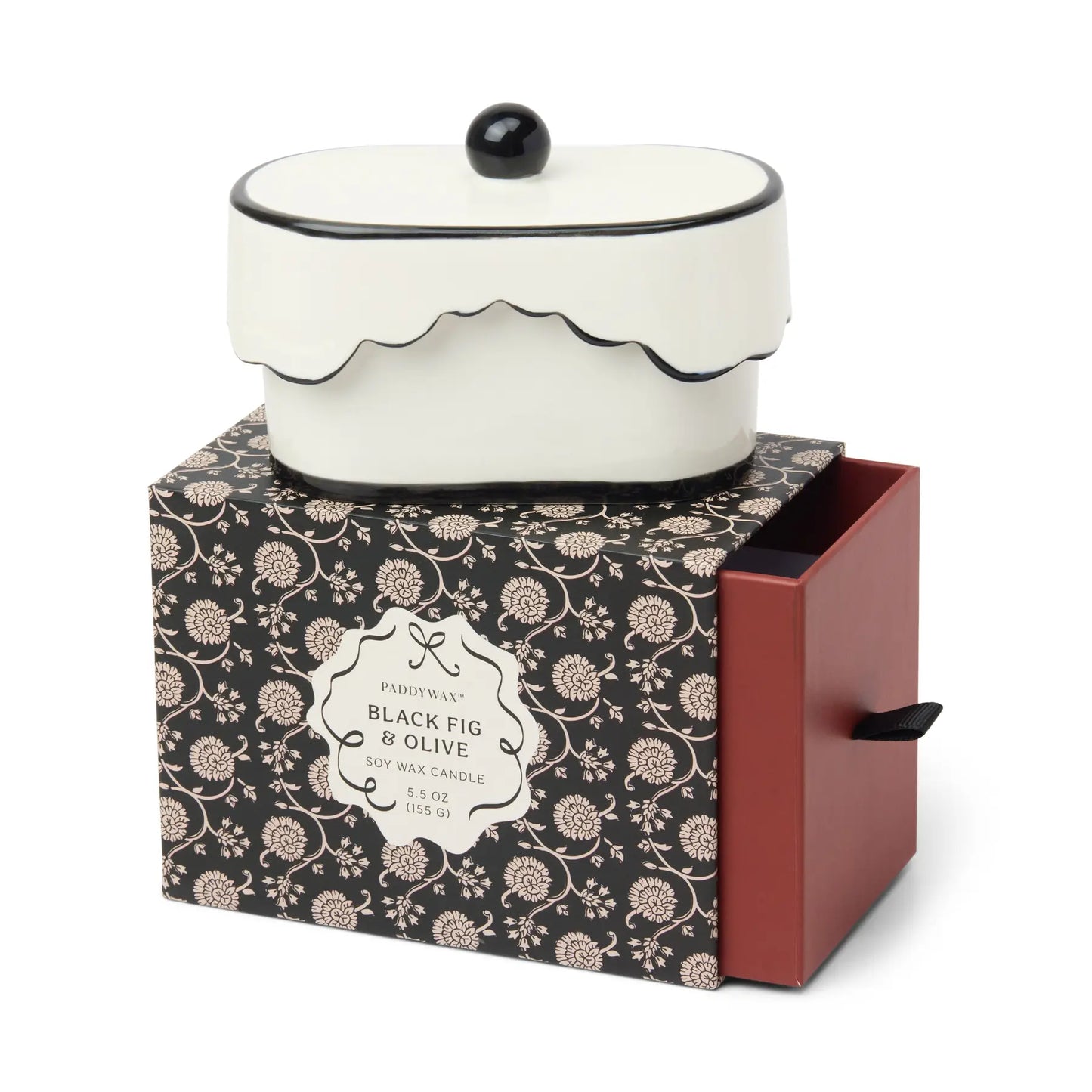 Gentlemen's Hardware Candles & Candlesticks Cherie Ceramic Dish - Black Olive and Fig