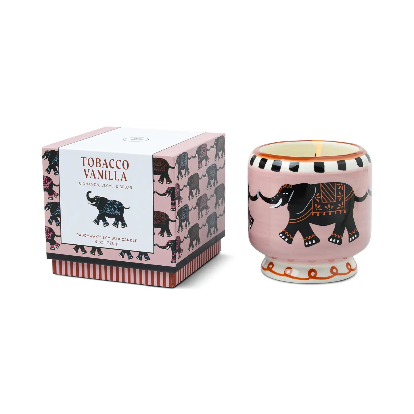 Gentlemen's Hardware Elephant Ceramic Candle Tobacco and Vanilla