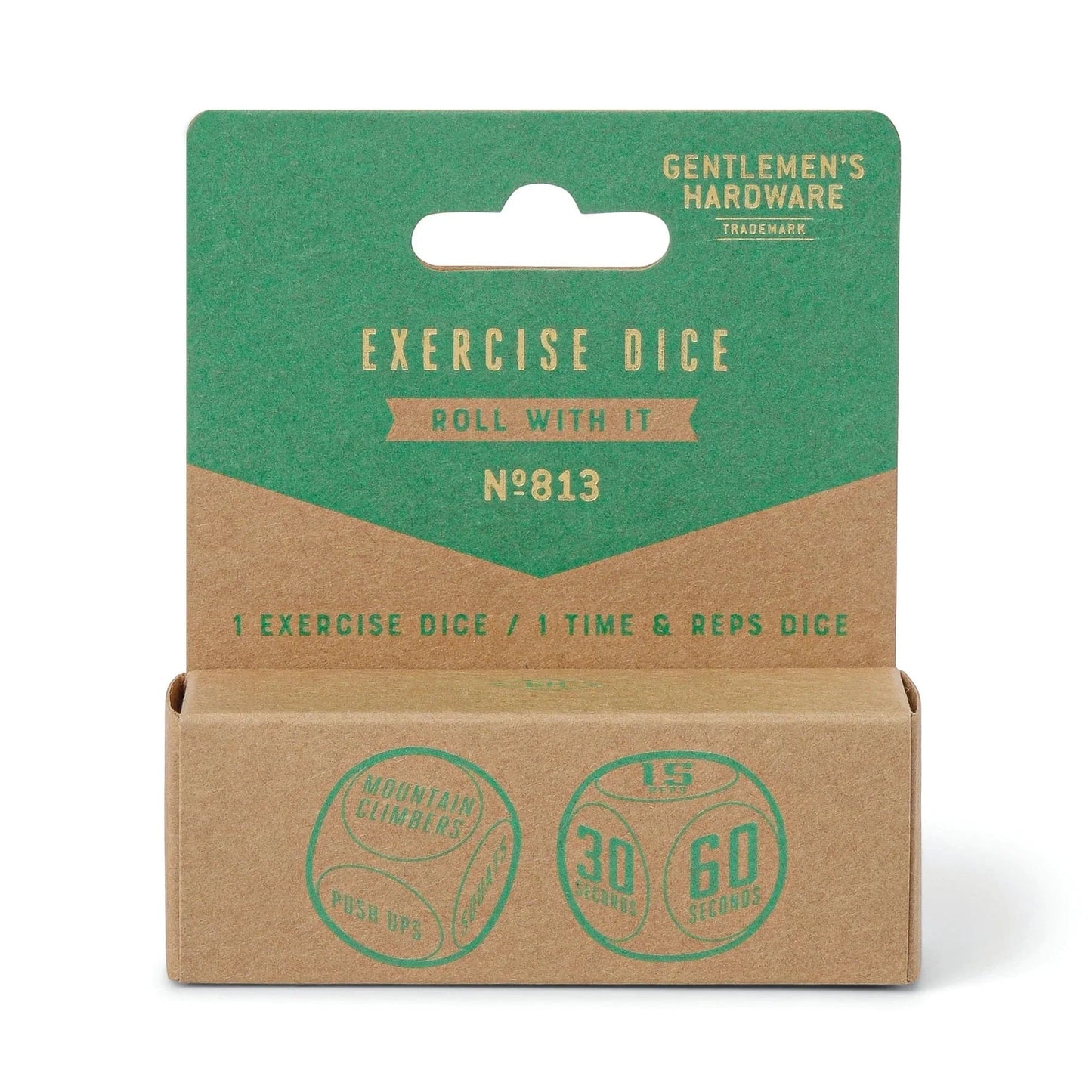Gentlemen's Hardware Gifts Exercise Dice (set of 2)