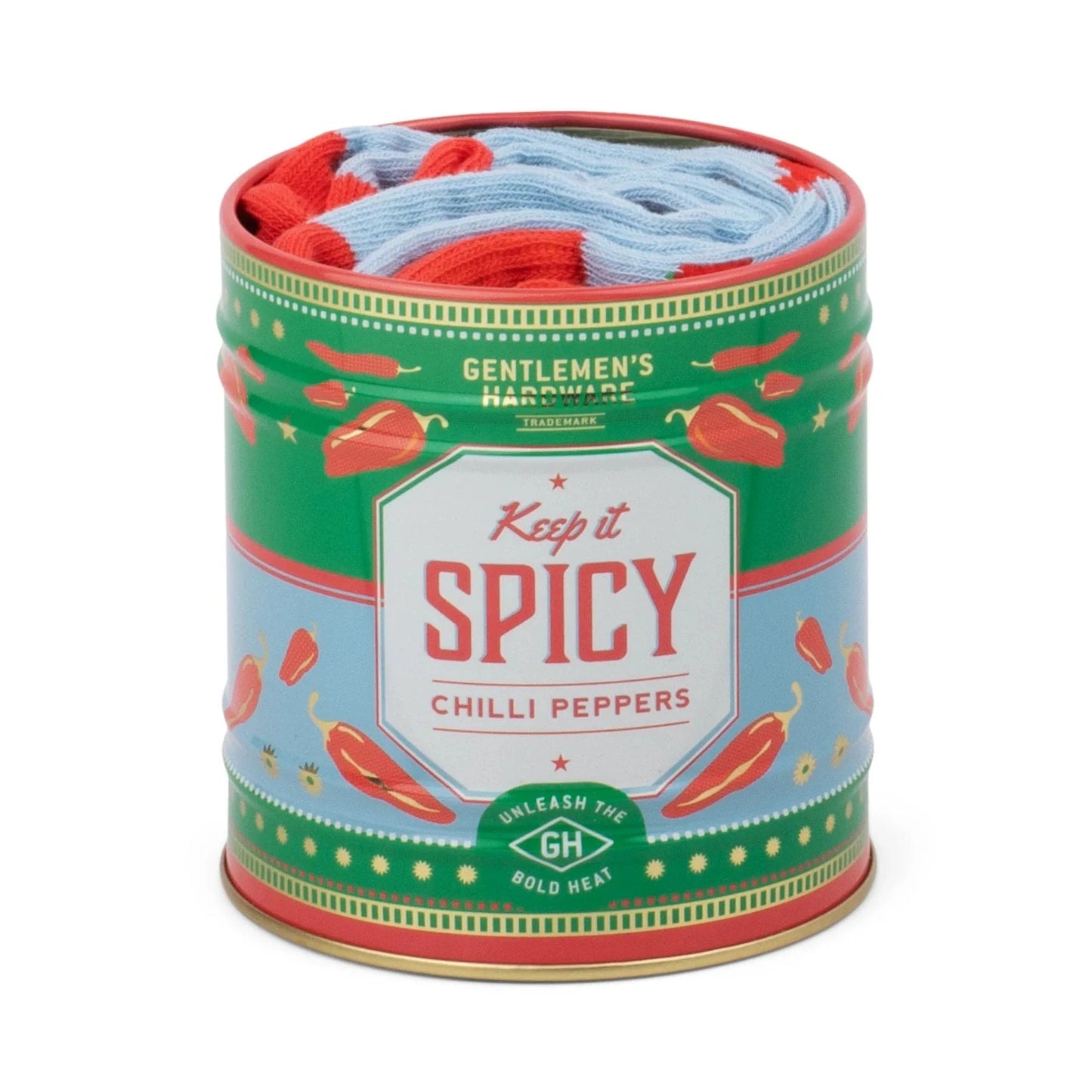 Gentlemen's Hardware Gifts Socks in a Can - Chillies