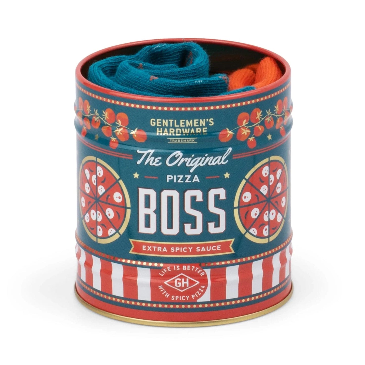 Gentlemen's Hardware Gifts Socks in a Can - Pizza
