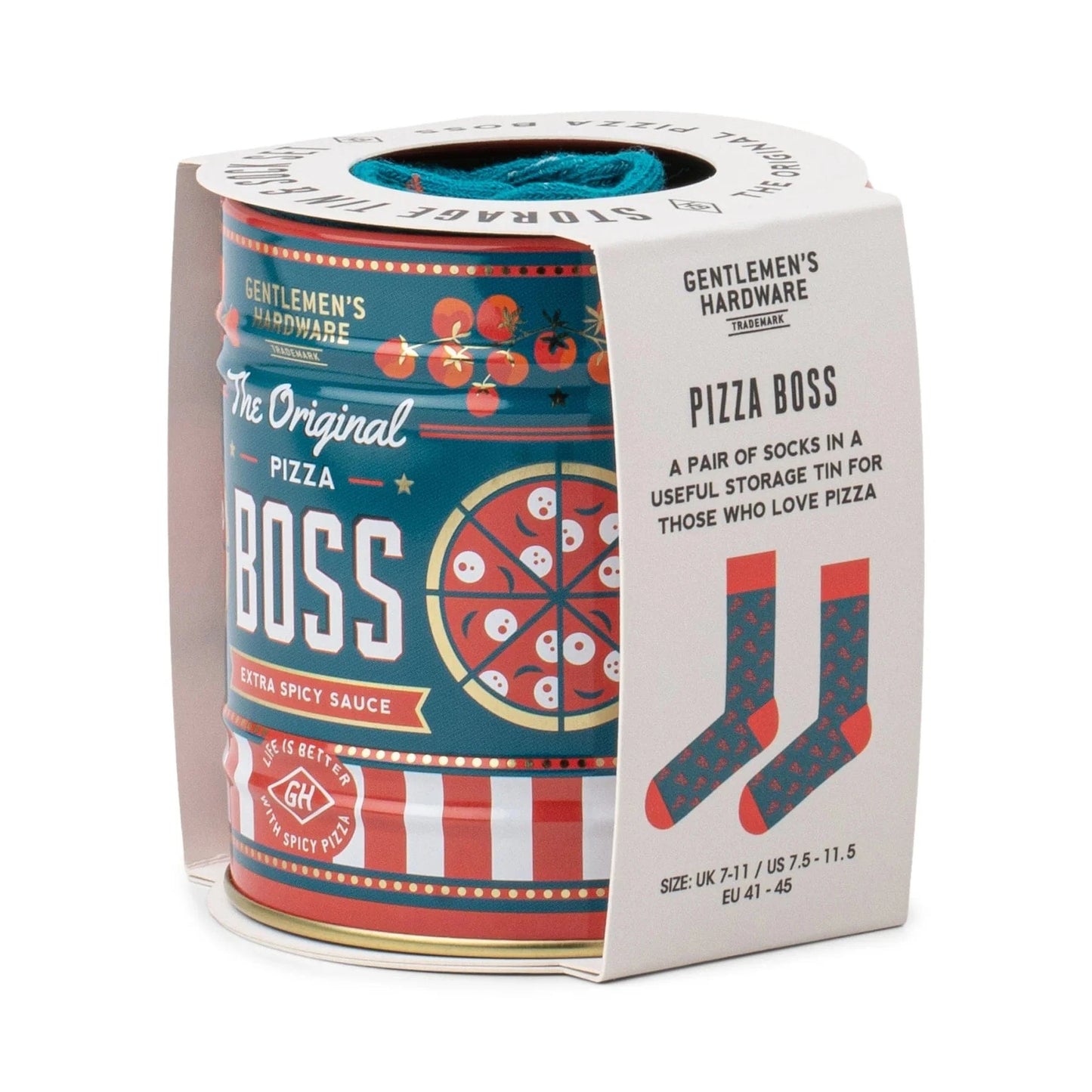 Gentlemen's Hardware Gifts Socks in a Can - Pizza