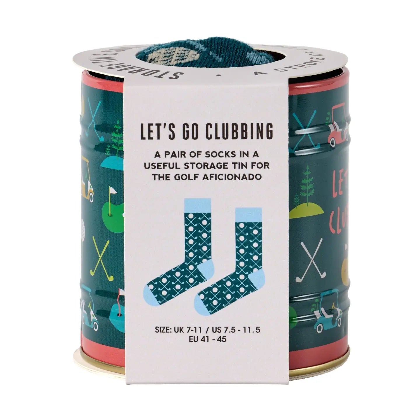 Gentlemen's Hardware Mens Socks Golf Socks in a Can