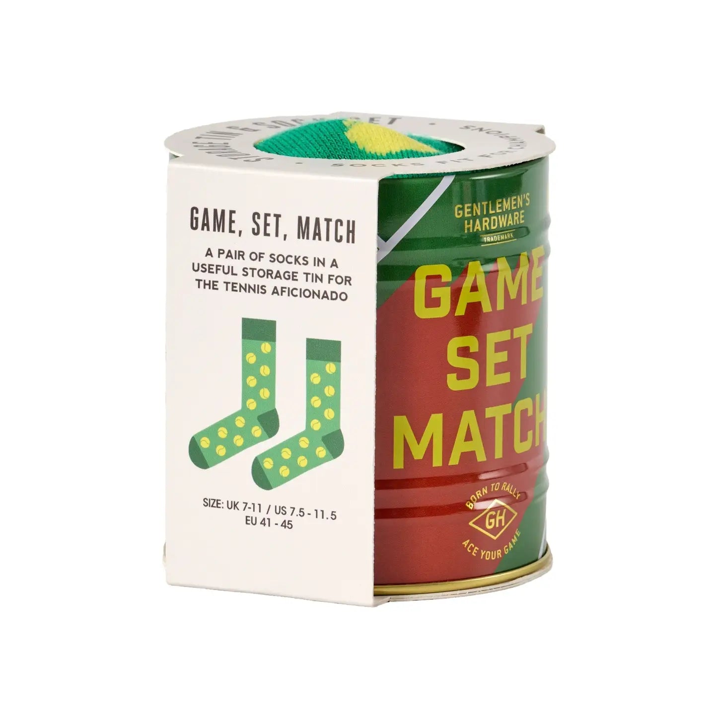 Gentlemen's Hardware Mens Socks Tennis Socks in a Can