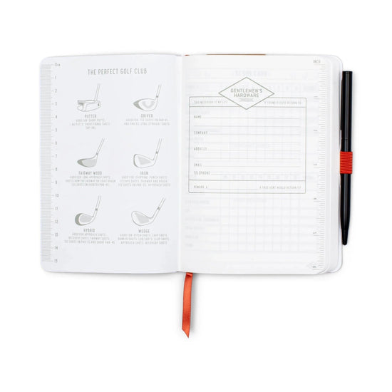 Gentlemen's Hardware Note Pads Waterproof Golf Notebook