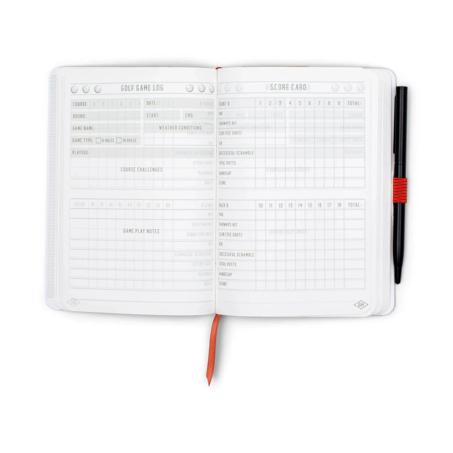 Gentlemen's Hardware Note Pads Waterproof Golf Notebook