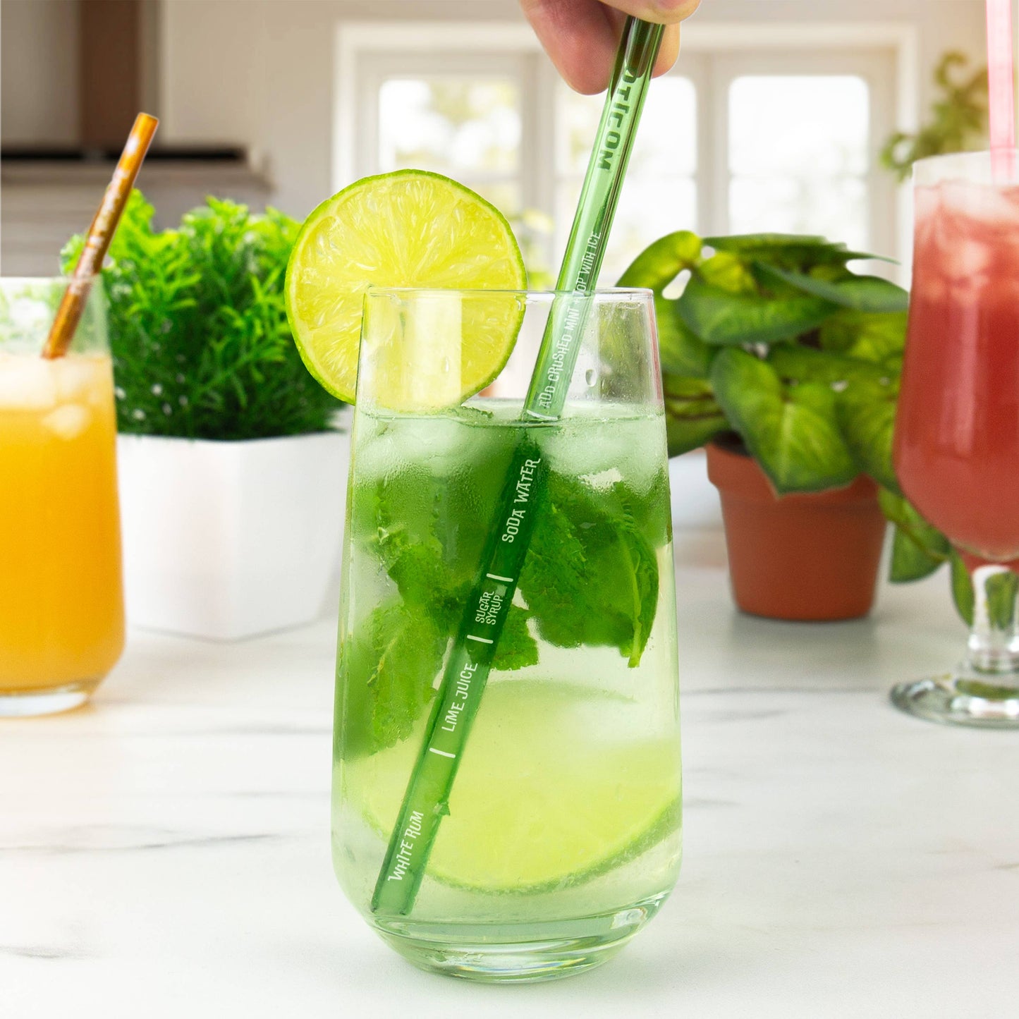 Gift Republic COCKTAIL RECIPE STRAWS
