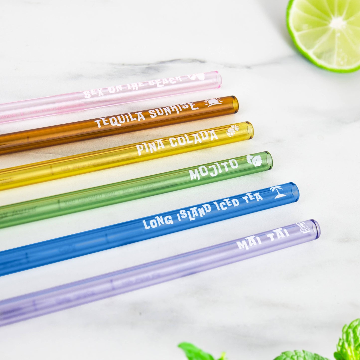 Gift Republic COCKTAIL RECIPE STRAWS
