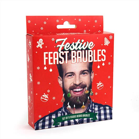 Gift Republic Festive Christmas Feast Beard Baubles