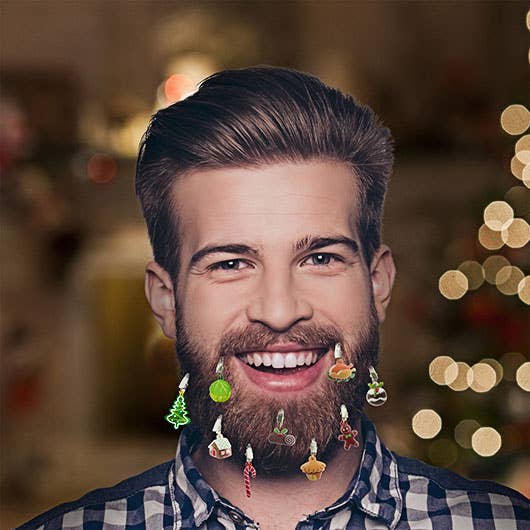 Gift Republic Festive Christmas Feast Beard Baubles