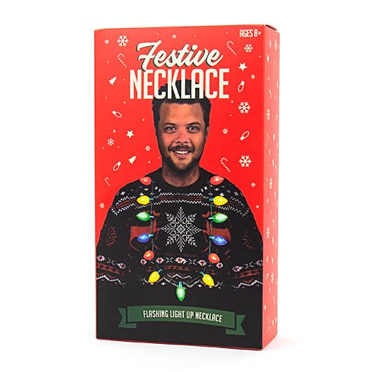 Gift Republic Festive Christmas Light-Up Necklace