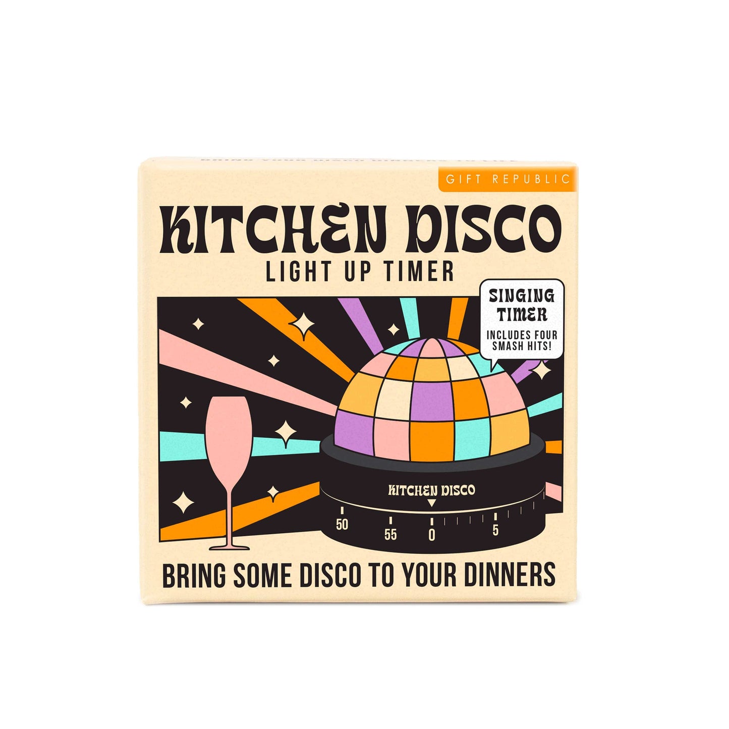 Gift Republic Kitchen Disco - Light-Up Timer