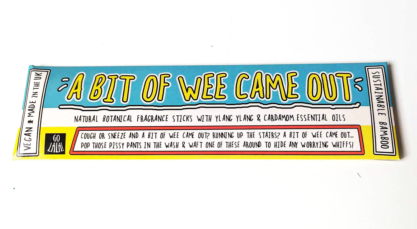 Go La La A Bit of Wee Came Out Funny Smells Fragrance Sticks