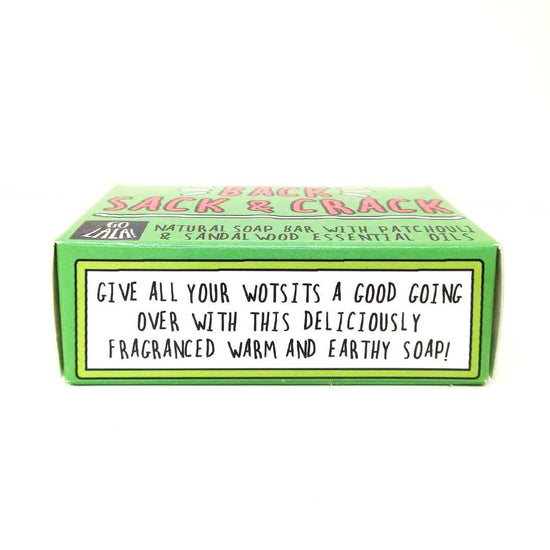 Go La La Back, Sack & Crack Soap Sandalwood & Patchouli Funny Gift