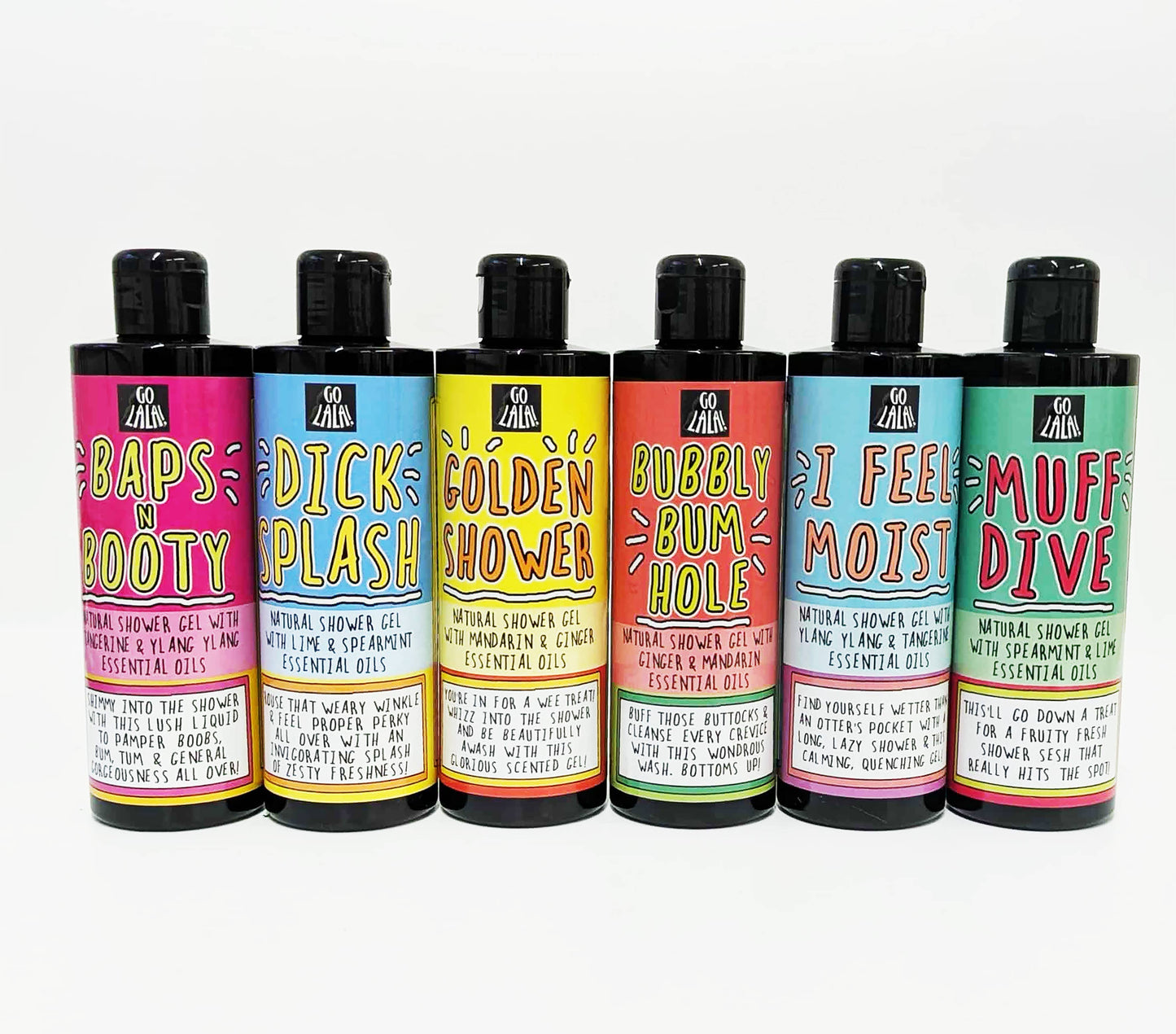 Go La La Bubbly Bum Hole shower gel - ginger and mandarin