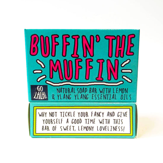 Go La La Buffin' the Muffin Soap Lemon & Ylang Ylang Funny Gift