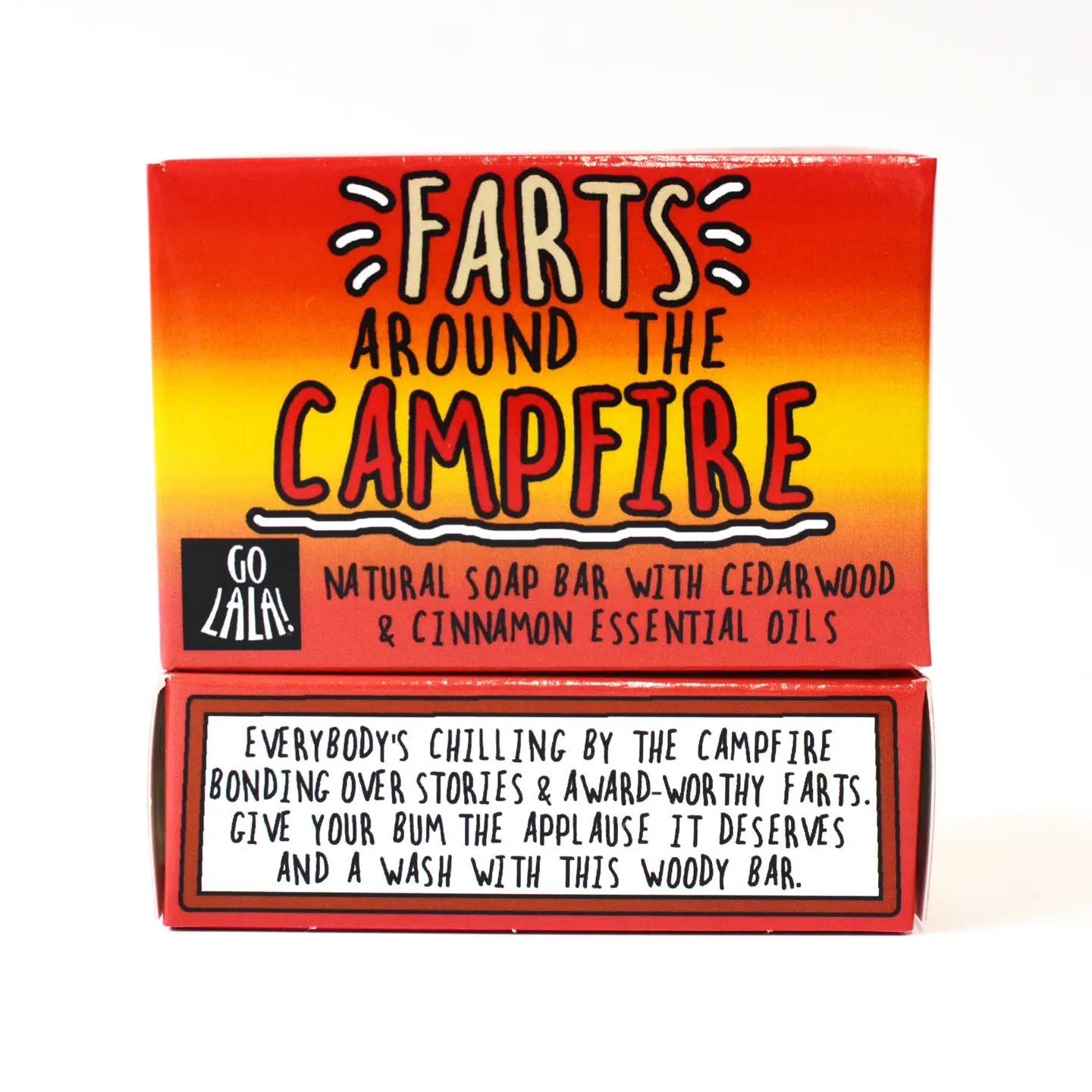 Go La La Farts around Campfire Soap