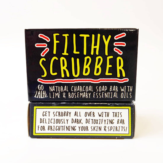 Go La La Filthy Scrubber Soap Lime & Rosemary Funny Gift