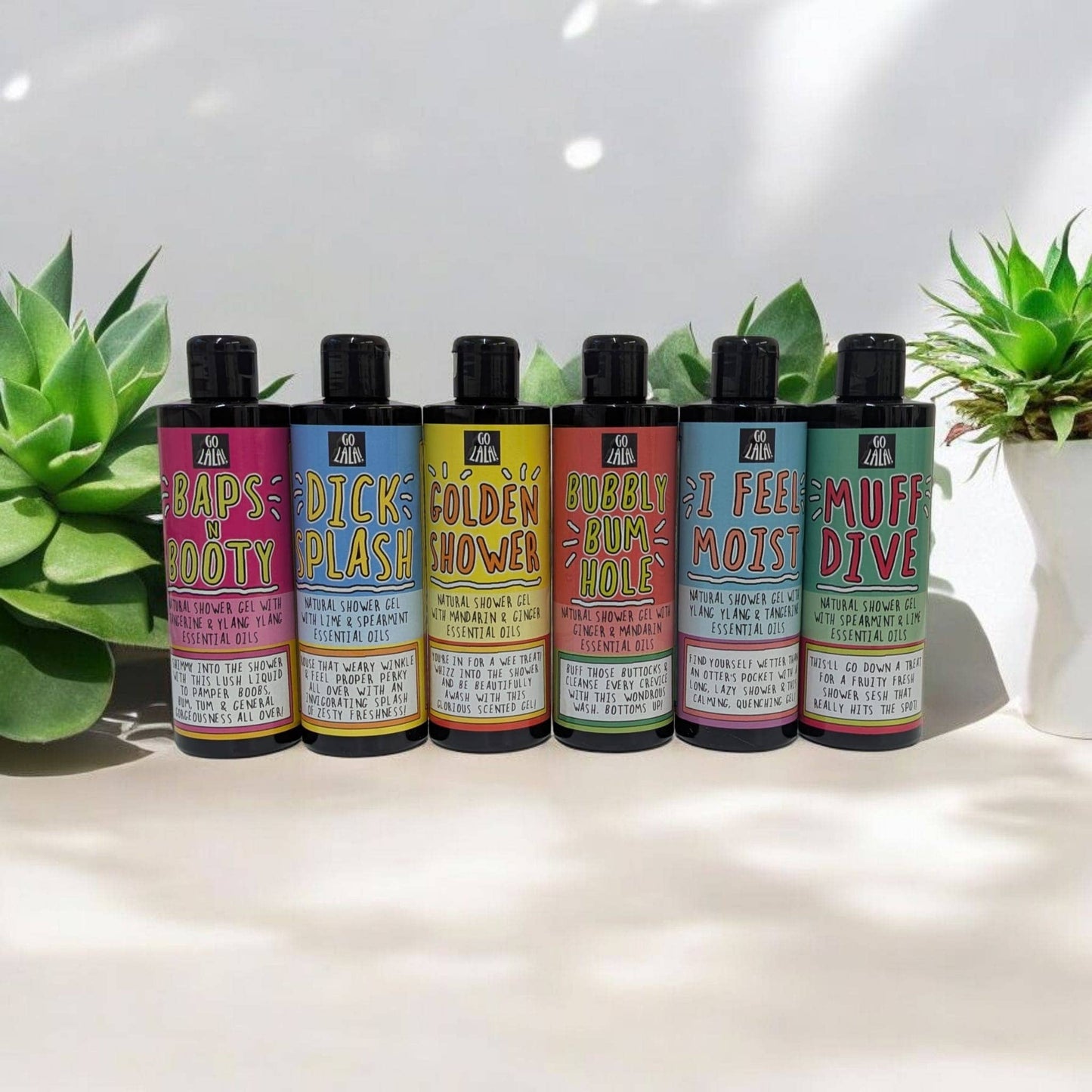 Go La La Golden Shower shower gel - Mandarin & Ginger