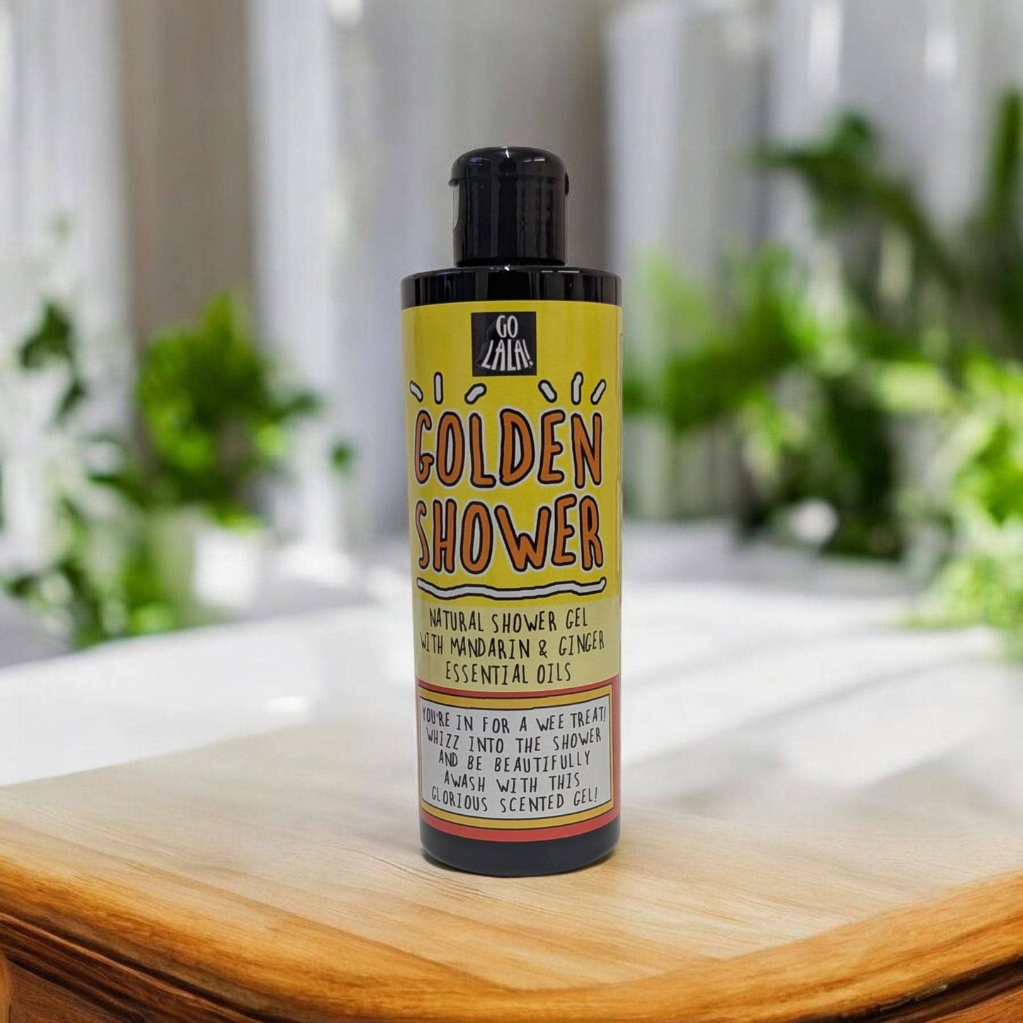 Go La La Golden Shower shower gel - Mandarin & Ginger